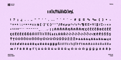 Bunka Font Poster 11