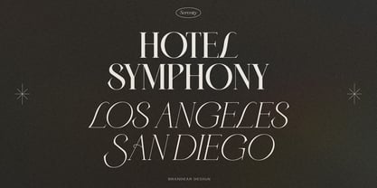 BD Serenity Font Poster 13