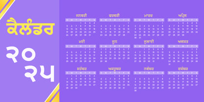 Shree Punjabi 0951 Font Poster 2