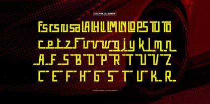 Apek Stage Font Poster 12