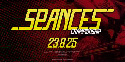 Apek Stage Font Poster 2