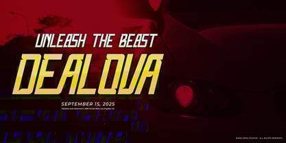 Apek Stage Font Poster 4