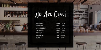 Herlines Font Poster 7