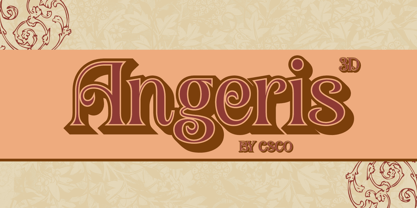 Angeris Font Poster 7