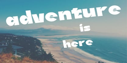 Beaech Font Poster 2