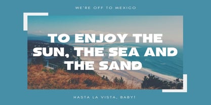 Beaech Font Poster 4