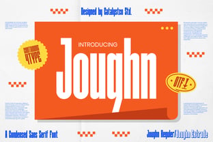 Joughn Font Poster 1
