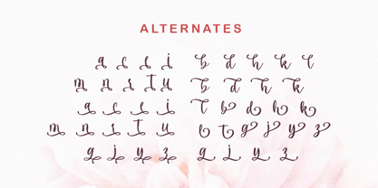 Maria Heart Font Poster 9