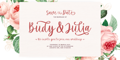 Maria Heart Font Poster 7