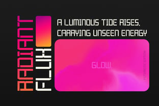 Pulseon Font Poster 3