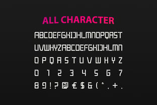 Pulseon Font Poster 2