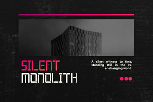 Pulseon Font Poster 5