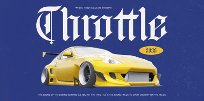 Bluster Elation Font Poster 12