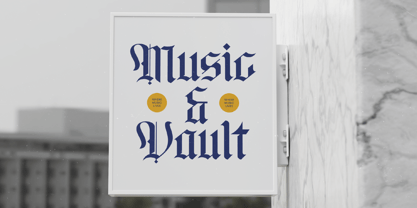 Bluster Elation Font Poster 4