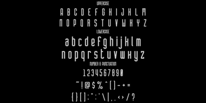 Zenith Stroke Font Poster 5