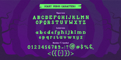 Scary Vodoo Font Poster 9