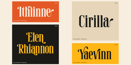 Philatera Font Poster 2