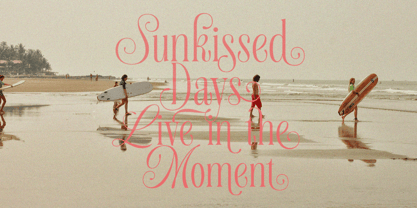 Aurora Moonlight Font Poster 10