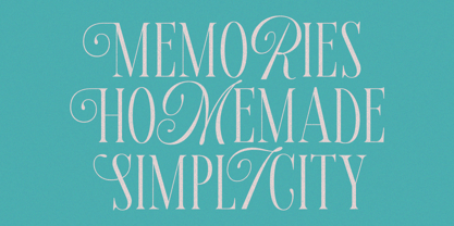 Aurora Moonlight Font Poster 11