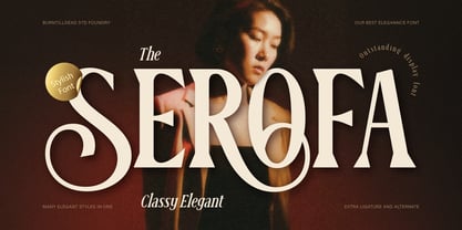 Serofa Font Poster 1