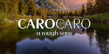 Carocaro Font Poster 1