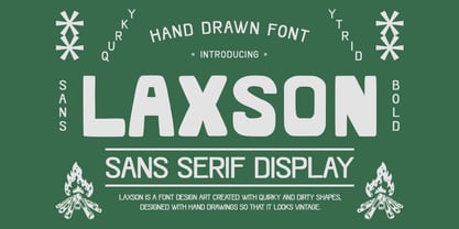 Laxson Font Poster 1