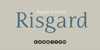 Risgard Font Poster 1