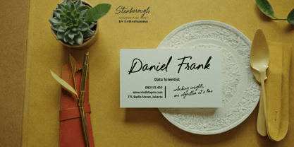 Stenborough Font Poster 6