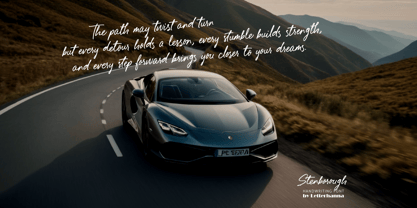 Stenborough Font Poster 8