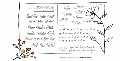 Stenborough Font Poster 4