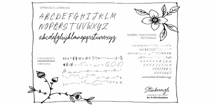 Stenborough Font Poster 2