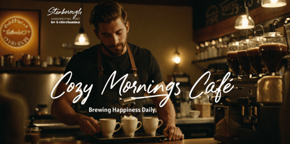 Stenborough Font Poster 12