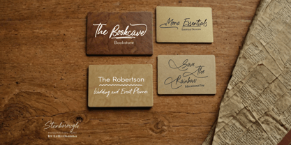 Stenborough Font Poster 9