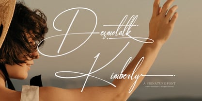 Desmotalk Kimberly Font Poster 1