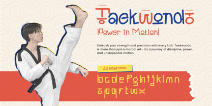 Goghuji Font Poster 6