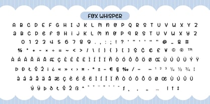 Fox Whisper Font Poster 8