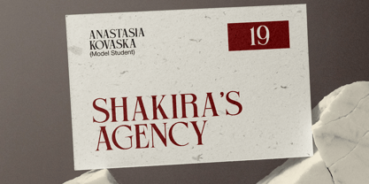 Chaos Agatha Font Poster 8