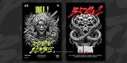 Prime Brush Font Poster 2