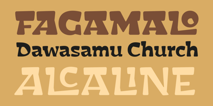 Basati Rounded Font Poster 2