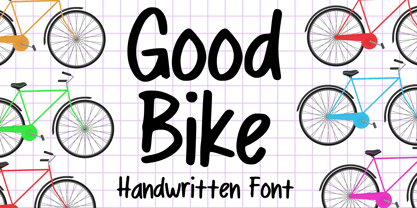 Good Bike Font Poster 1