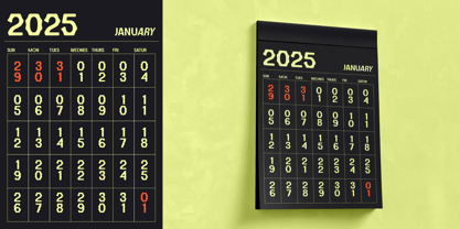 Begerigi Display Font Poster 5