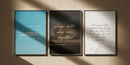 Sweetheart Hw Font Poster 7