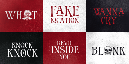 Mystery House Font Poster 5