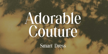 Classical Prime Font Poster 3