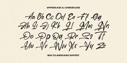 MC Haguro Shiro Font Poster 6