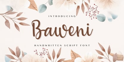 Baweni Font Poster 1