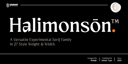 Halimonson Font Poster 1