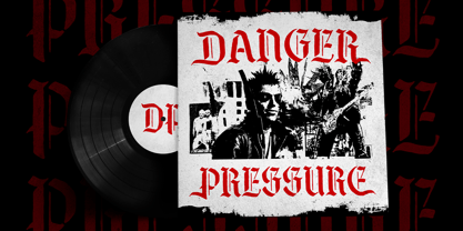 Destroy Glass Font Poster 9