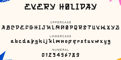 Every Holiday Font Poster 5