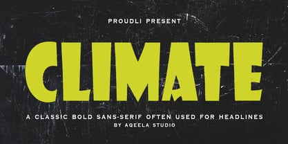 Climate Font Poster 1